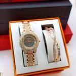 Girls Diamonds Stone Jewelry Watch