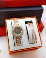 Girls Diamonds Stone Jewelry Watch