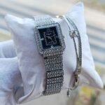 Girls Diamonds Stone Jewelry Watch