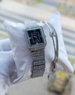 Girls Diamonds Stone Jewelry Watch