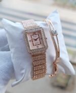 Girls Diamonds Stone Jewelry Watch - Image 5