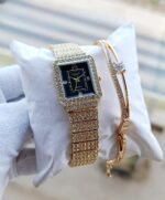 Girls Diamonds Stone Jewelry Watch - Image 4