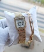 Girls Diamonds Stone Jewelry Watch - Image 2