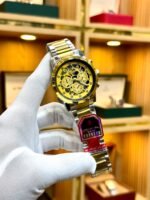 CRYSTAL TIME Quartz Movement Watch – Elegant & Reliable Timepiece