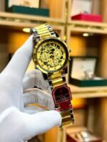 CRYSTAL TIME Quartz Movement Watch – Elegant & Reliable Timepiece