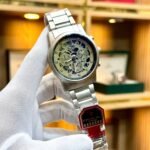 CRYSTAL TIME Quartz Movement Watch – Elegant & Reliable Timepiece