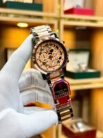 CRYSTAL TIME Quartz Movement Watch – Elegant & Reliable Timepiece