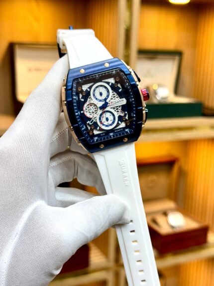 CURREN Original Quartz Chronograph Watch – Stainless Steel, Date Display
