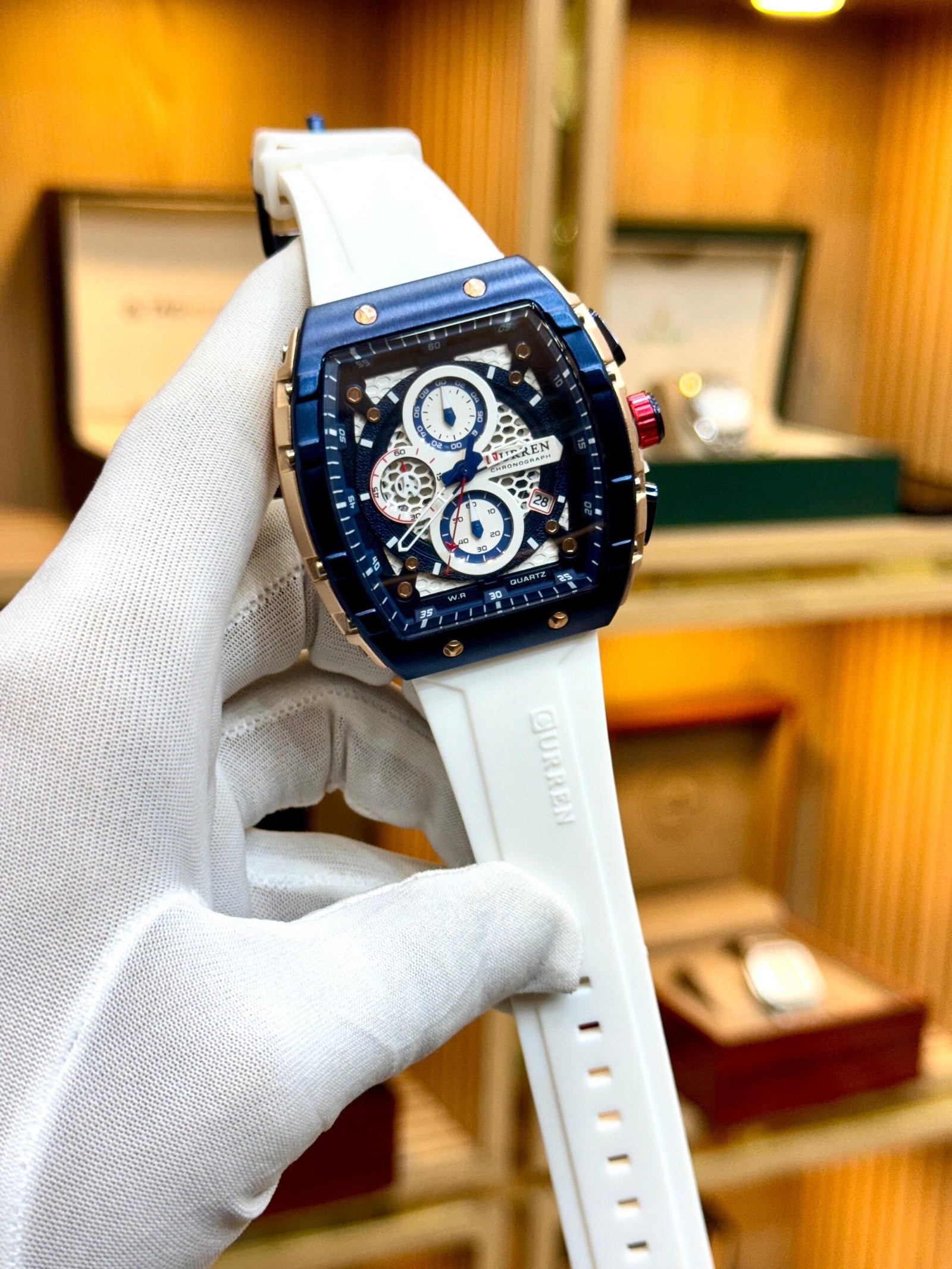 CURREN Original Quartz Chronograph Watch CURREN Original Quartz Chronograph Watch – Stainless Steel, Date Display